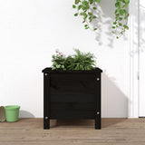 Vidaxx planter 40x40x39 cm solid fyrretræ sort