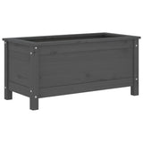 Vidaxx planter 82.5x40x39 cm Solid fyrretræ grå