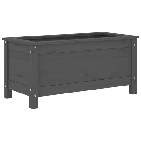 Vidaxx planter 82.5x40x39 cm Solid fyrretræ grå