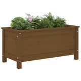 VIDAXX PLANTER 82.5x40x39 cm Solid fyrretræ Honningbrun