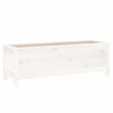 Vidaxx planter hævet 119,5x40x39 cm fast fyrretræ hvid