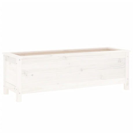 Vidaxx planter hævet 119,5x40x39 cm fast fyrretræ hvid
