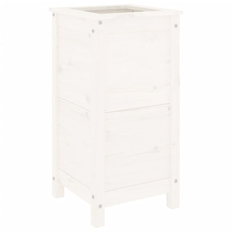 Vidaxx planter 40x40x78 cm fast fyrretræ hvid