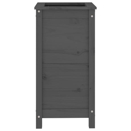 Vidaxx planter 40x40x78 cm fast fyrretræ grå