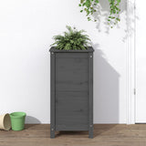 Vidaxx planter 40x40x78 cm fast fyrretræ grå