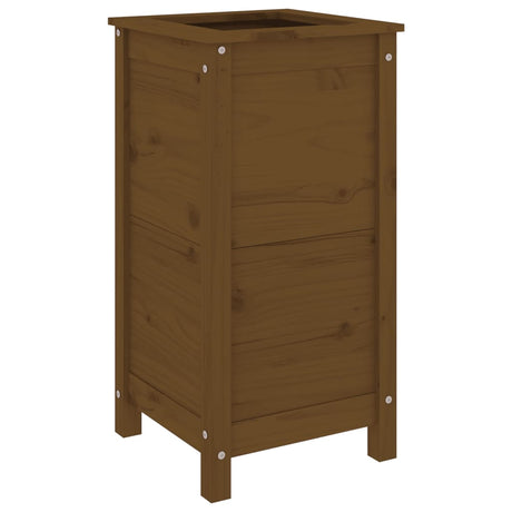 Vidaxx planter 40x40x78 cm Solid fyrretræ Honningbrun