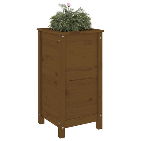 Vidaxx planter 40x40x78 cm Solid fyrretræ Honningbrun