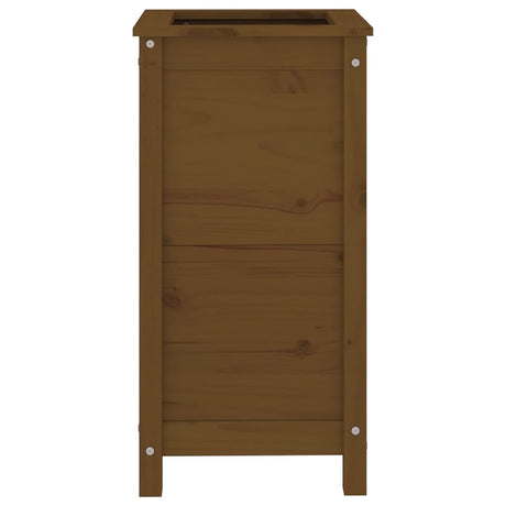 Vidaxx planter 40x40x78 cm Solid fyrretræ Honningbrun