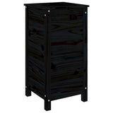 Vidaxx planter 40x40x78 cm Solid fyrretræ sort