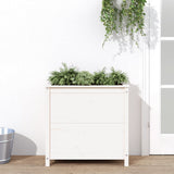 Vidaxx planter 82.5x40x78 cm Solid fyrretræ hvid