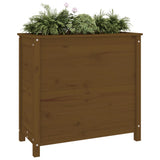VIDAXX PLANTER 82.5x40x78 cm Solid fyrretræ Honningbrun