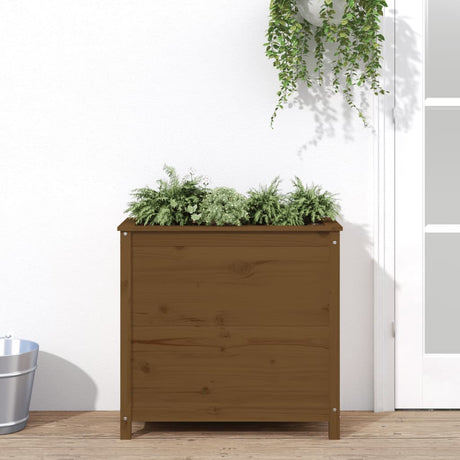 VIDAXX PLANTER 82.5x40x78 cm Solid fyrretræ Honningbrun