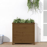 VIDAXX PLANTER 82.5x40x78 cm Solid fyrretræ Honningbrun