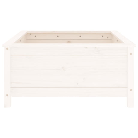 Vidaxx planter 82.5x82.5x39 cm Solid fyrretræ hvid