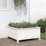 Vidaxx planter 82.5x82.5x39 cm Solid fyrretræ hvid