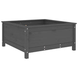 Vidaxx planter 82.5x82.5x39 cm Solid fyrretræ grå