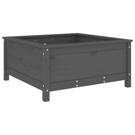 Vidaxx planter 82.5x82.5x39 cm Solid fyrretræ grå