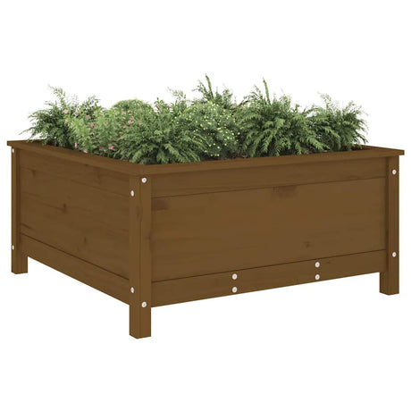 Vidaxx planter 82.5x82.5x39 cm Solid fyrretræ Honningbrun