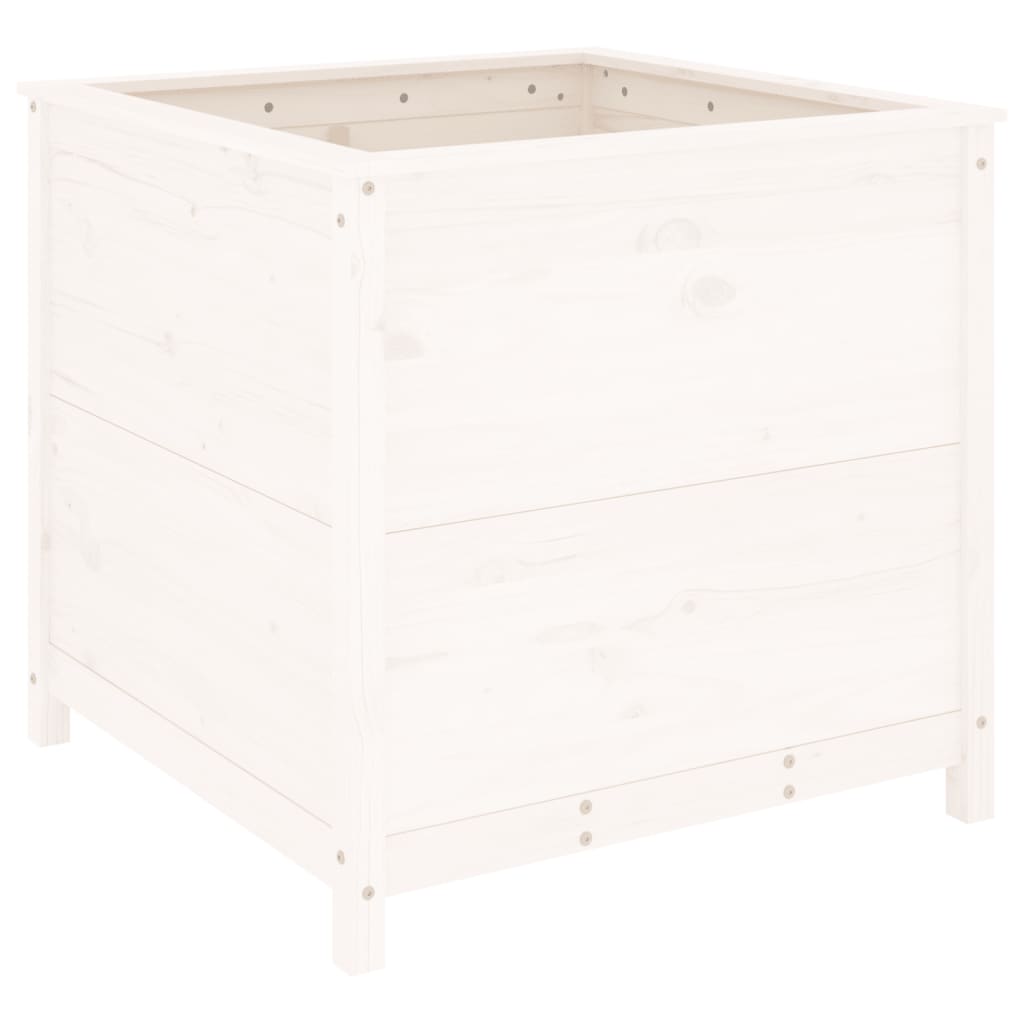 VIDAXX PLANTER 82.5x82.5x78 cm Solid fyrretræ hvid