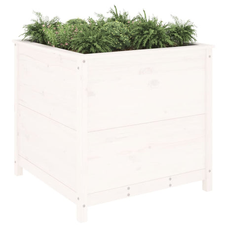VIDAXX PLANTER 82.5x82.5x78 cm Solid fyrretræ hvid