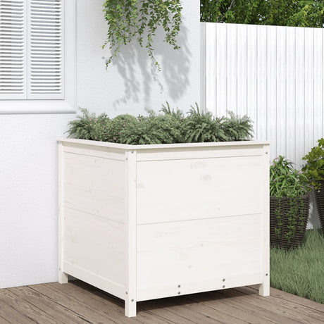 VIDAXX PLANTER 82.5x82.5x78 cm Solid fyrretræ hvid