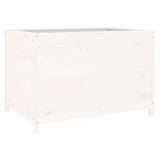 Vidaxx planter hævet 119,5x82,5x78 cm fast fyrretræ hvid