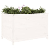 Vidaxx planter hævet 119,5x82,5x78 cm fast fyrretræ hvid