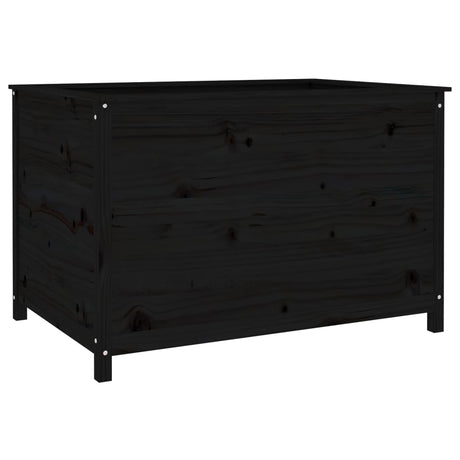 Vidaxx planter hævet 119,5x82,5x78 cm solid fyrretræ sort