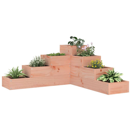 Vidaxl plantenbak 4-laags 80,5x79x36 cm massief douglashout