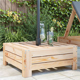 Vidaxx Parasol Base Cover Solid Pine Wood