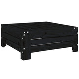 Vidaxx Parasol Base Cover Solid Pine Wood Black