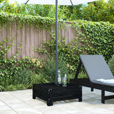 Vidaxx Parasol Base Cover Solid Pine Wood Black
