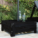 Vidaxx Parasol Base Cover Solid Pine Wood Black