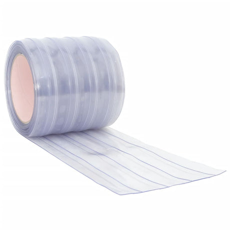 VIDAXXL Dørgardin 200 mm x 1,6 mm 10 m PVC Gennemsigtig