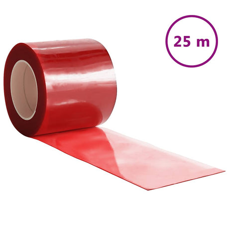 Vidaxx Door Curtain 200x1,6 mm 25 m PVC Rød