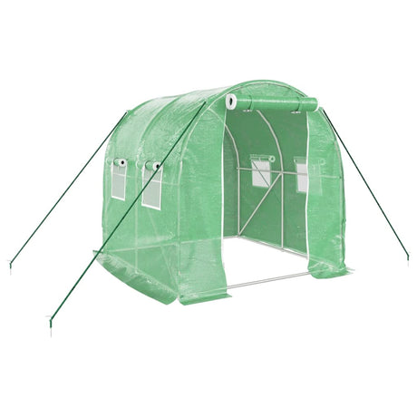 Vidaxxl Garden Greenhouse med stålramme 4 m² 2x2x2 m