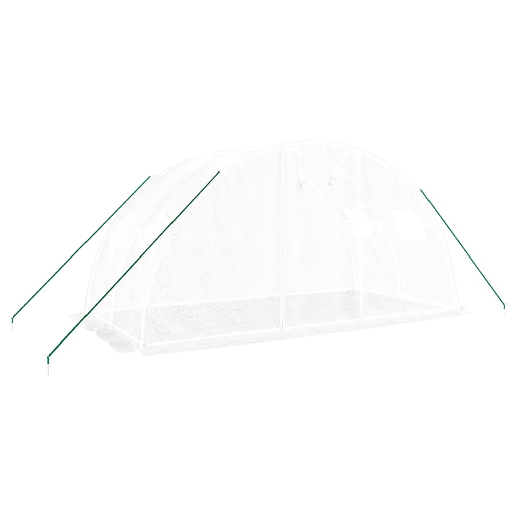 Vidaxxl Garden Greenhouse med stålramme 8 m² 4x2x2 m