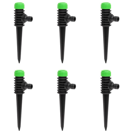 Vidaxx Dyzles 6 PCS 3x6x19,5 cm Abs og PP Green og Black