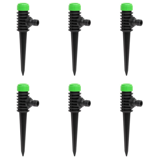 Vidaxx Dyzles 6 PCS 3x6x19,5 cm Abs og PP Green og Black