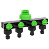 Vidaxx Tap Adapter 4-vejs 19,5x6x11 cm ABS PP Green og Black