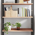 Vidaxl wandschap 100x60x2 cm onbehandeld massief eikenhout