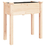 Vidaxx planter med foring 71x37x76 cm fast fyrretræ
