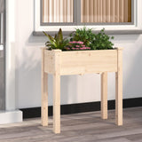 Vidaxx planter med foring 71x37x76 cm fast fyrretræ