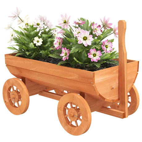 Vidaxx dekorativ vogn 70x43x54 cm fast fyrretræ