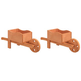 VIDAXX Planters Wheelbarrow 2 PCS 47x15x19 cm Solid fyrretræ
