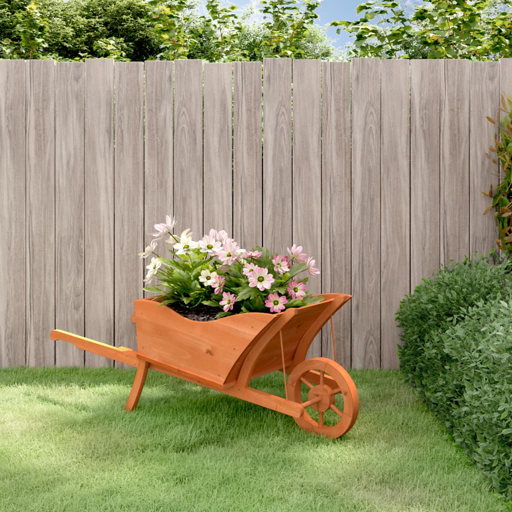 Vidaxx planter trillebør 128x45.5x43 cm fast fyrretræ