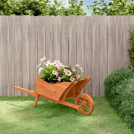 Vidaxx planter trillebør 128x45.5x43 cm fast fyrretræ