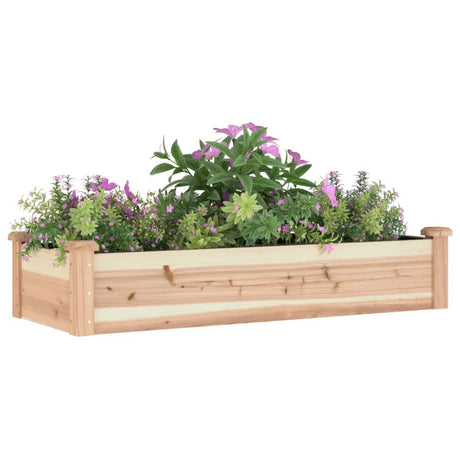 Vidaxx planter hævet med foring 120x45x25 cm fast fyrretræ