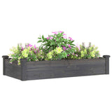 Vidaxx planter hævet med foring 120x60x25 cm fyrretræ