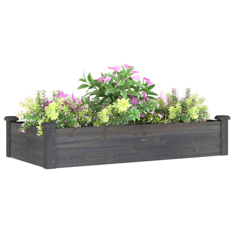 Vidaxx planter hævet med foring 120x60x25 cm fyrretræ